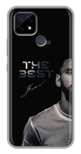 Чехол с принтом "The Best Messi" для Realme C21