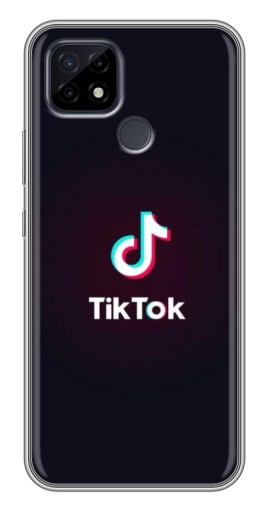 Чехол с принтом "TikTok темный" для Realme C21