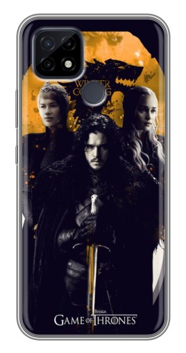 Силиконовый чехол с изображением "Winter Coming" для Realme C21