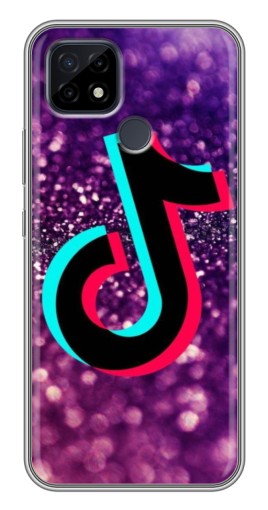 Чехол с картинкой "Яркий ТикТок" для Realme C21