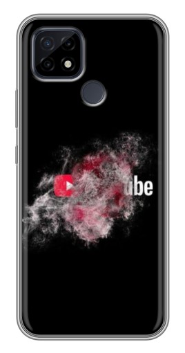 Чехол с принтом "Яркий Ютуб" для Realme C21
