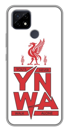 Силиконовый чехол с изображением "YNWA" для Realme C21