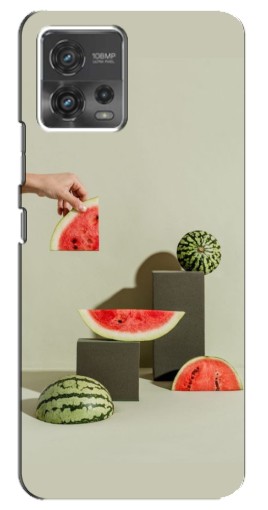 Чехол с картинкой "Арт Арбузы" для Motorola MOTO G72