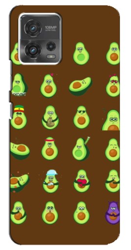 Чехол с картинкой "Авокадики" для Motorola MOTO G72