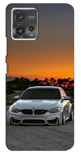 Чехол с картинкой "BMW белая" для Motorola MOTO G72
