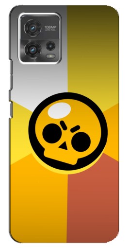 Чехол с картинкой "Череп Бравл Старс" для Motorola MOTO G72