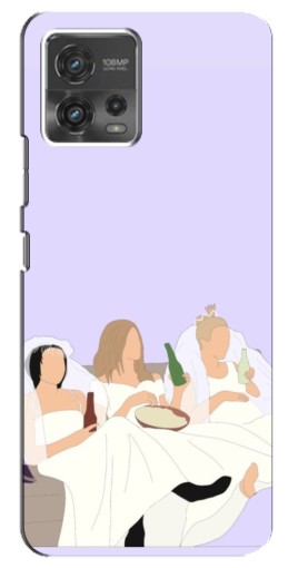 Чехол с картинкой "Девушки Друзья" для Motorola MOTO G72