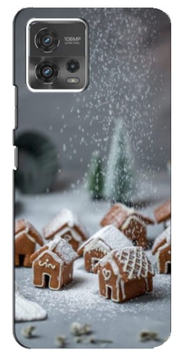 Силиконовый чехол с изображением "Домики из пряников" для Motorola MOTO G72