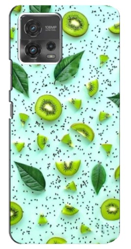 Силиконовый чехол с изображением "Фон киви" для Motorola MOTO G72