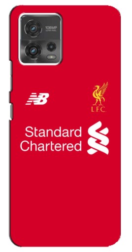 Силиконовый чехол с изображением "Форма Liverpool" для Motorola MOTO G72