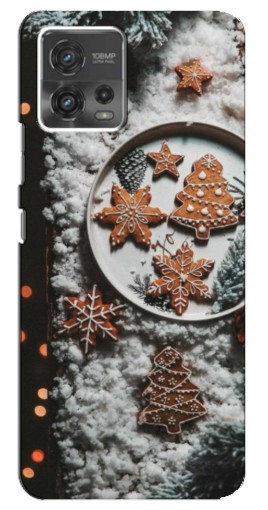Чехол с печатью "Имбирные пряники" для Motorola MOTO G72