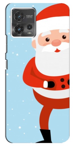 Силиконовый чехол с изображением "Крутой Дед Мороз" для Motorola MOTO G72
