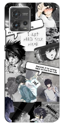 Чехол с принтом "L - Death note" для Motorola MOTO G72
