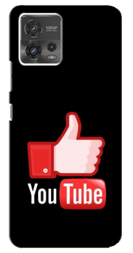 Чехол с принтом "Лайк YouTube" для Motorola MOTO G72