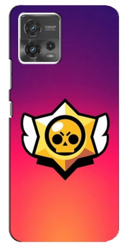 Чехол с картинкой "Логотип Brawl Stars" для Motorola MOTO G72