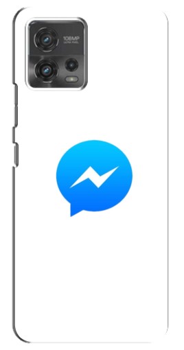 Чехол с картинкой "messenger logo" для Motorola MOTO G72