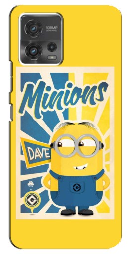 Силиконовый чехол с изображением "Minions" для Motorola MOTO G72