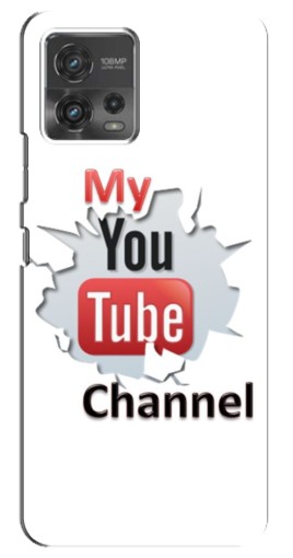 Чехол с принтом "My YouTube" для Motorola MOTO G72