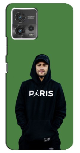 Силиконовый чехол с изображением "Неймар Paris" для Motorola MOTO G72