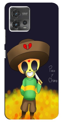 Силиконовый чехол с изображением "Poco y Chara" для Motorola MOTO G72