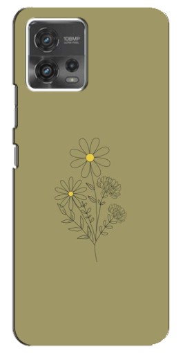 Чехол с картинкой "Рисунок ромашка" для Motorola MOTO G72