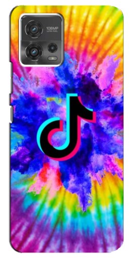 Силиконовый чехол с изображением "TikTok в красках" для Motorola MOTO G72