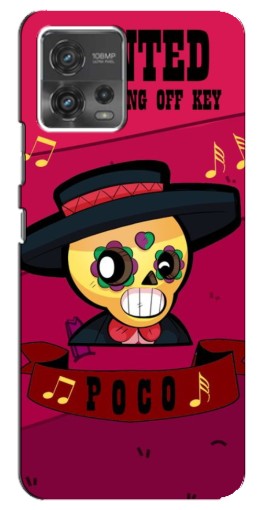 Чехол с печатью "WANTED POCO" для Motorola MOTO G72