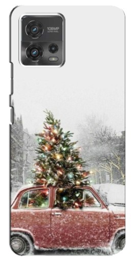 Чехол с печатью "Елка в машине" для Motorola MOTO G72