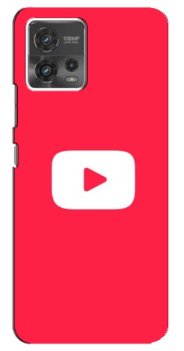 Чехол с принтом "YouTube Кнопка" для Motorola MOTO G72