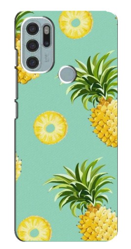 Силиконовый чехол с изображением "Ананасик" для Motorola MOTO G60s