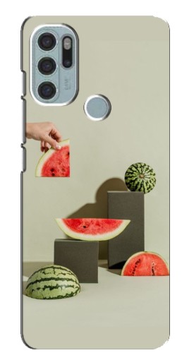 Чехол с печатью "Арт Арбузы" для Motorola MOTO G60s