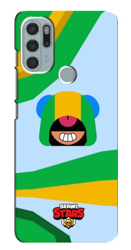 Силиконовый чехол с изображением "Арт Леон" для Motorola MOTO G60s