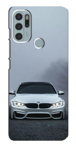 Чехол с картинкой "БМВ в тумане" для Motorola MOTO G60s