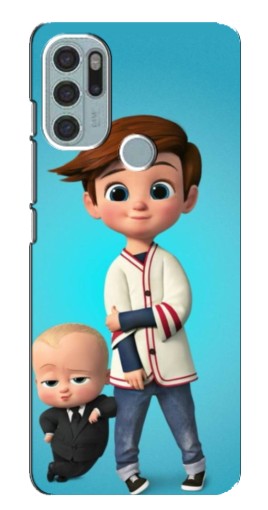 Чехол с принтом "Boss and Boy" для Motorola MOTO G60s