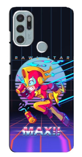 Чехол с печатью "Brawl MAX" для Motorola MOTO G60s