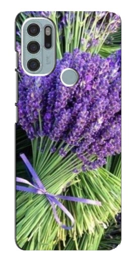 Чехол с принтом "Букет лаванды" для Motorola MOTO G60s