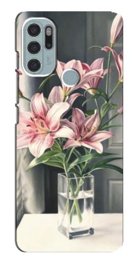 Чехол с печатью "Букет лилии" для Motorola MOTO G60s