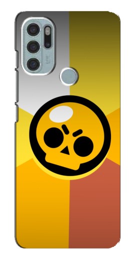 Силиконовый чехол с изображением "Череп Бравл Старс" для Motorola MOTO G60s