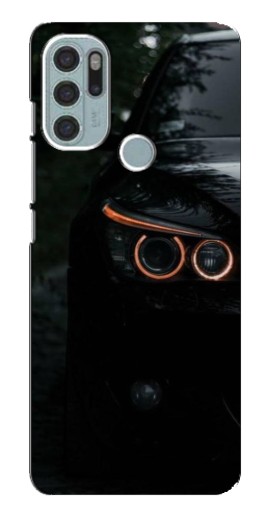 Чехол с картинкой "Черный БМВ" для Motorola MOTO G60s