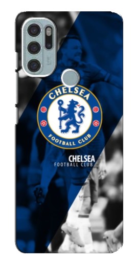 Силиконовый чехол с изображением "Club Chelsea" для Motorola MOTO G60s