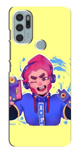 Чехол с печатью "Colt Anime" для Motorola MOTO G60s