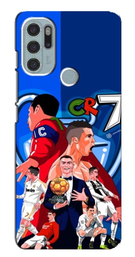 Чехол с картинкой "CR7" для Motorola MOTO G60s