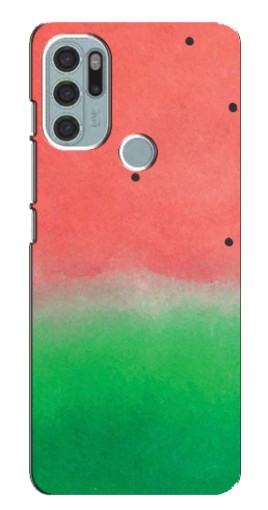 Чехол с картинкой "Дизайн арбуза" для Motorola MOTO G60s