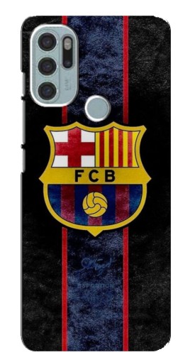 Силиконовый чехол с изображением "FCB" для Motorola MOTO G60s