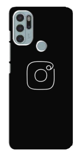 Силиконовый чехол с изображением "Инстаграм" для Motorola MOTO G60s