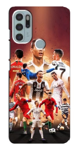 Чехол с принтом "Карьера Криштану" для Motorola MOTO G60s