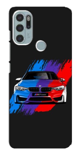 Чехол с печатью "Красочный BMW" для Motorola MOTO G60s