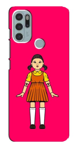 Чехол с принтом "Кукла" для Motorola MOTO G60s