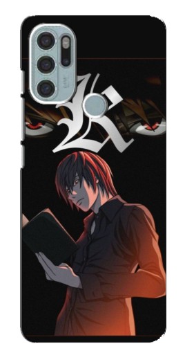 Чехол с картинкой "Лайт Ягами Death Note" для Motorola MOTO G60s
