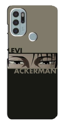Чехол с картинкой "Levi Anime" для Motorola MOTO G60s